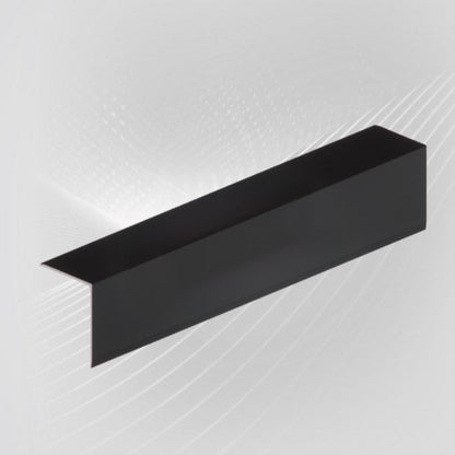 Black Custom 2*2 aluminum corner skirting board: Suitable for all styles-海智集-