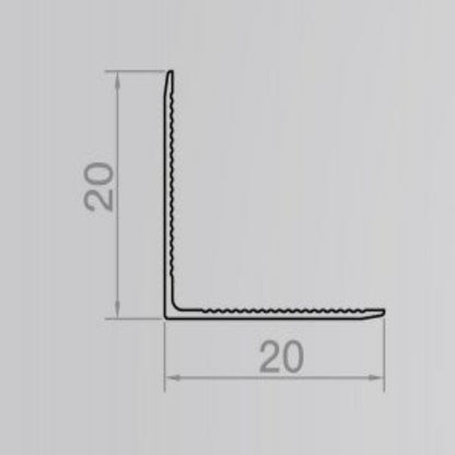 Black Custom 2*2 aluminum corner skirting board: Suitable for all styles-海智集-