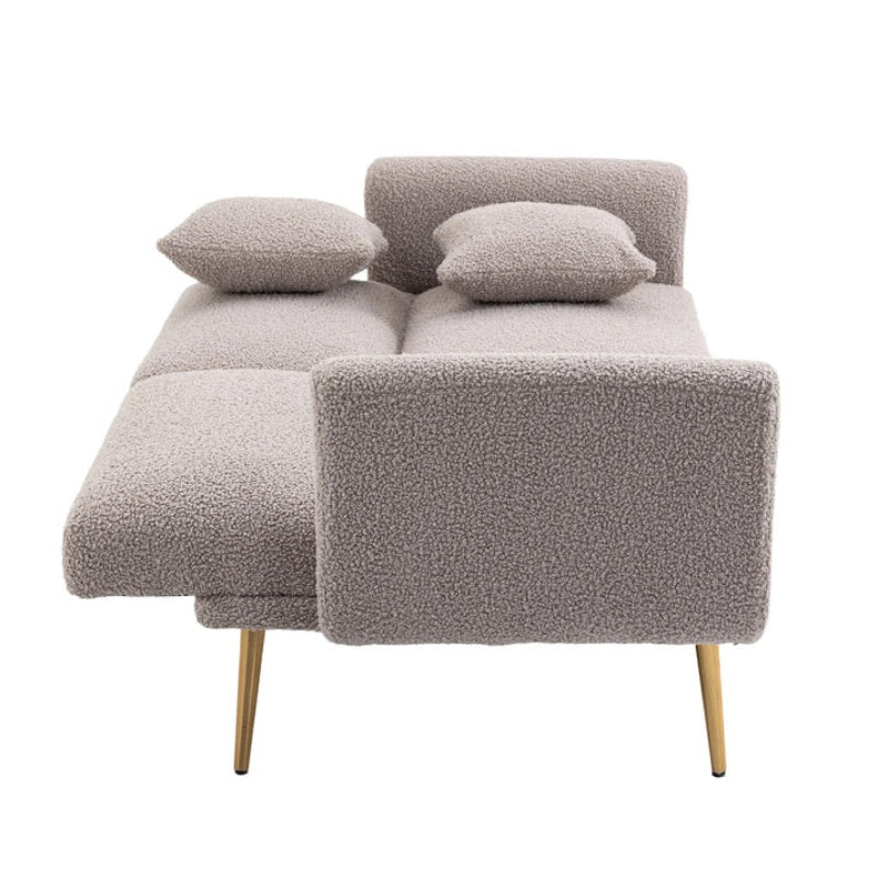 COOLMORE Velvet Sofa , Accent sofa .loveseat sofa with metal feet-海智集-Default-
