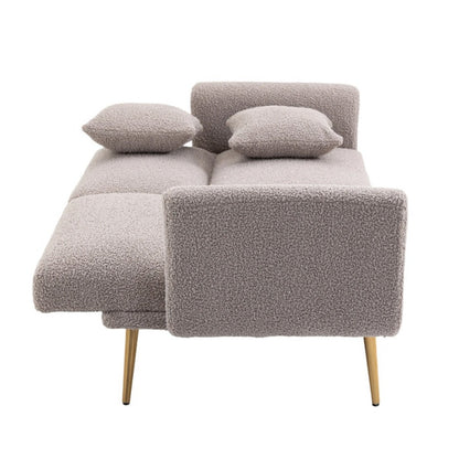COOLMORE Velvet Sofa , Accent sofa .loveseat sofa with metal feet-海智集-Default-