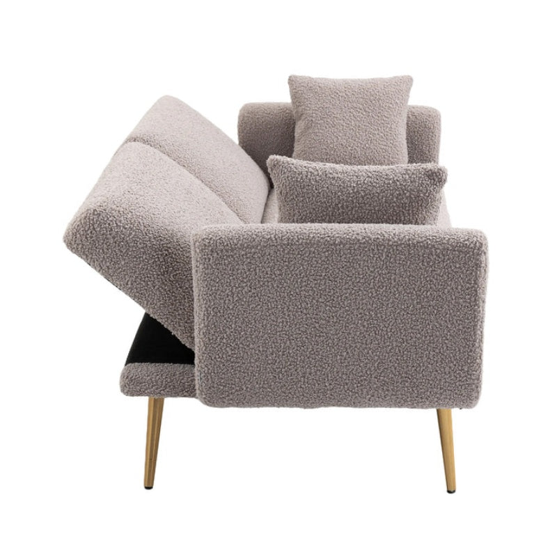 COOLMORE Velvet Sofa , Accent sofa .loveseat sofa with metal feet-海智集-Default-
