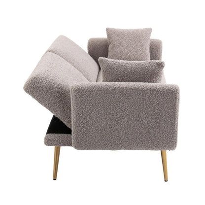 COOLMORE Velvet Sofa , Accent sofa .loveseat sofa with metal feet-海智集-Default-