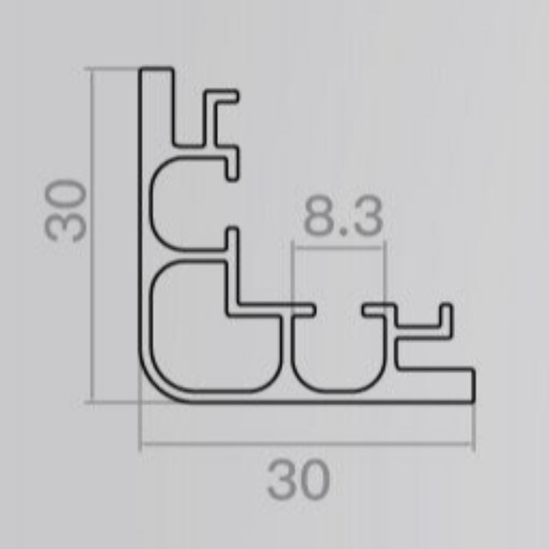 skirting boards in the same color with rounded corners and right-angle skirting boards: beautiful and firm-海智集-