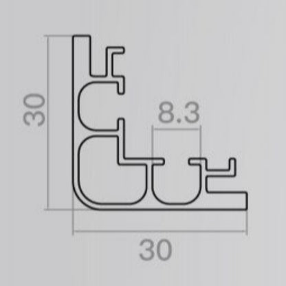 skirting boards in the same color with rounded corners and right-angle skirting boards: beautiful and firm-海智集-