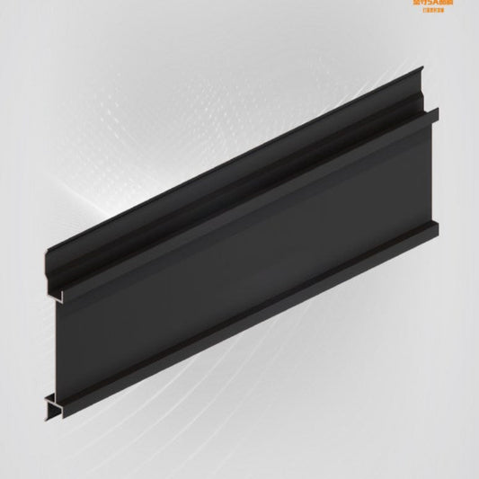 skirting board matte black 40 decorative line skirting board: Beautiful and firm-海智集-