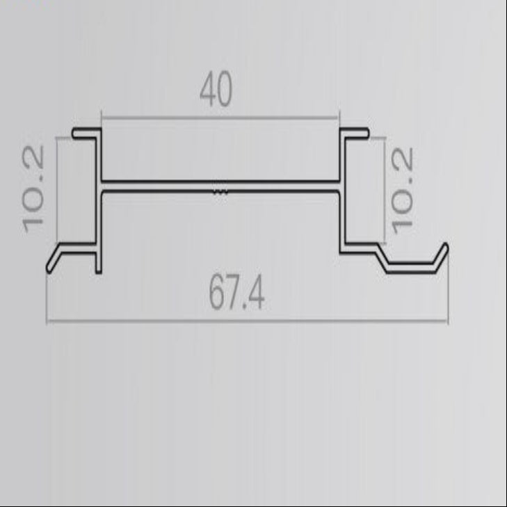 skirting board matte black 40 decorative line skirting board: Beautiful and firm-海智集-