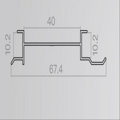 skirting board matte black 40 decorative line skirting board: Beautiful and firm-海智集-