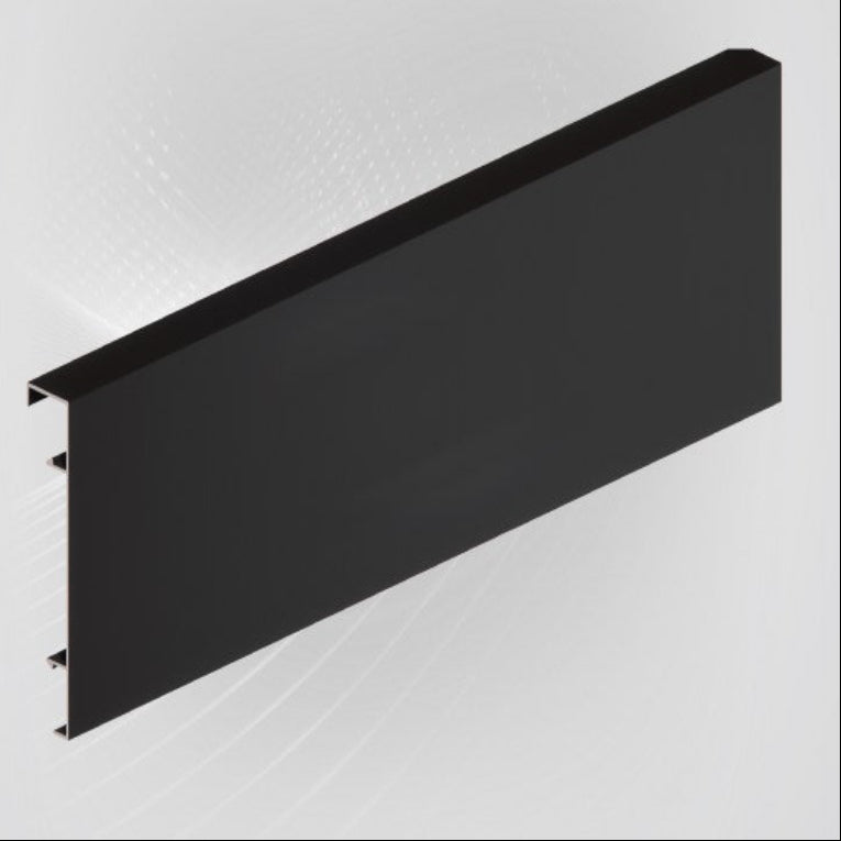 skirting board matte black 70 aluminum decorative line skirting board: Beautiful and firm-海智集-