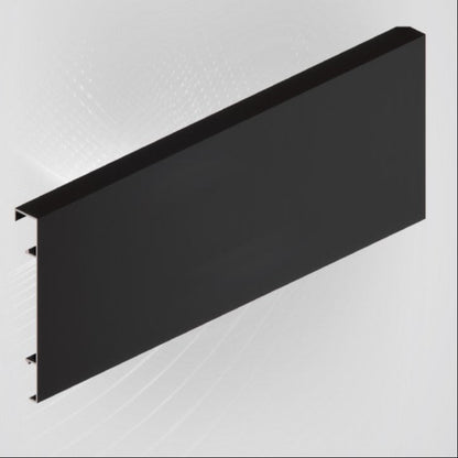 skirting board matte black 70 aluminum decorative line skirting board: Beautiful and firm-海智集-