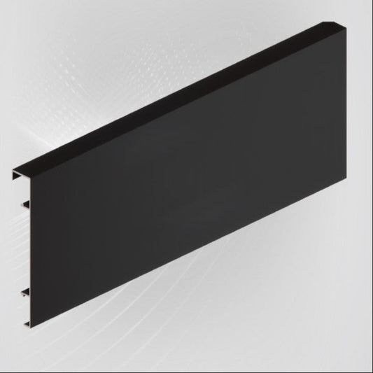 skirting board matte black 70 aluminum decorative line skirting board: Beautiful and firm-海智集-