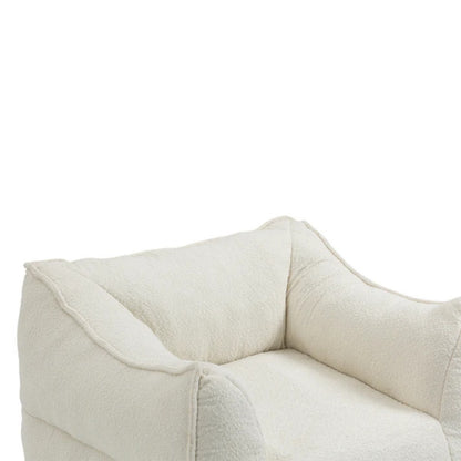 COOLMORE Bean Bag Chair Lazy Sofa/Footstool Durable Comfort Lounger High Back Bean Bag Chair Couch for Adults and Kids, Indoor & Outdoor-海智集-Default-