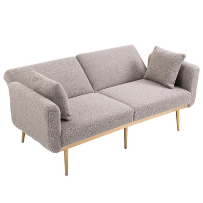 COOLMORE Velvet Sofa , Accent sofa .loveseat sofa with metal feet-海智集-Default-