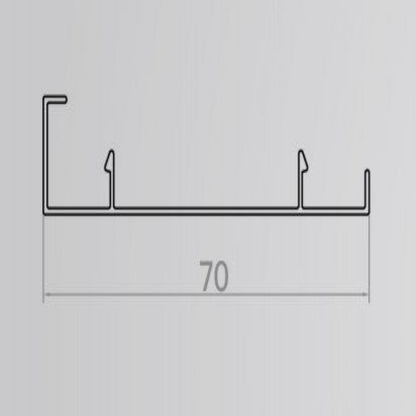 skirting board matte black 70 aluminum decorative line skirting board: Beautiful and firm-海智集-