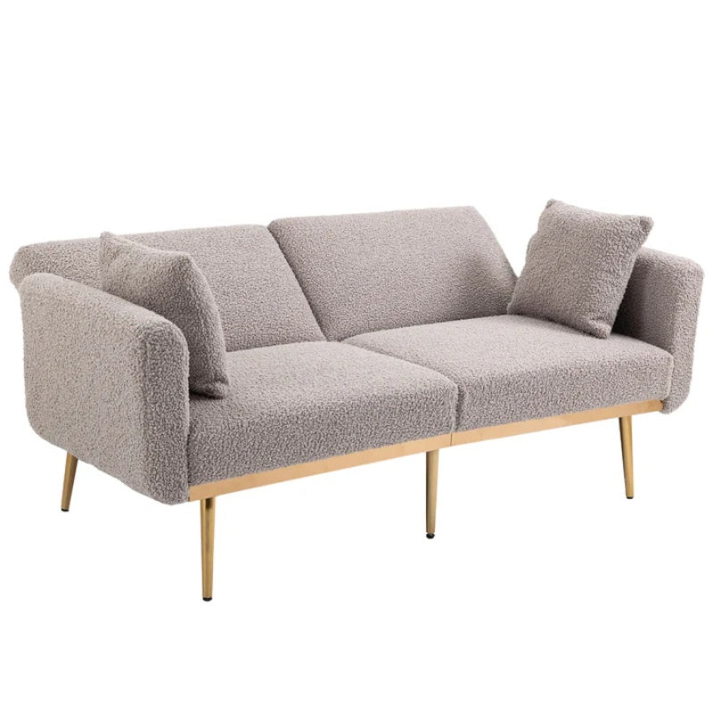 COOLMORE Velvet Sofa , Accent sofa .loveseat sofa with metal feet-海智集-Default-