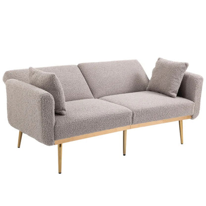 COOLMORE Velvet Sofa , Accent sofa .loveseat sofa with metal feet-海智集-Default-