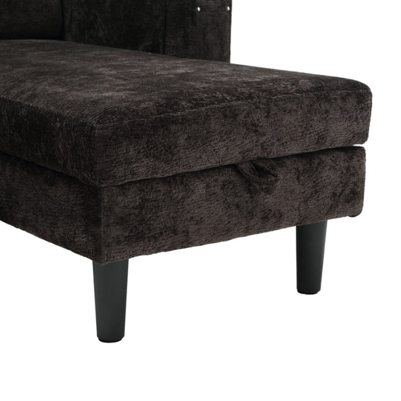 UNITED Sectional Sofa Reversible Sectional Sleeper Sectional Sofa with Storage Chaise-海智集-Default-