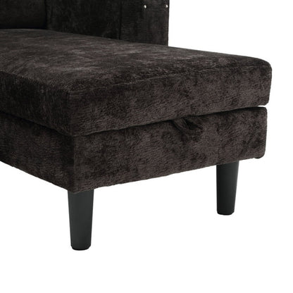 UNITED Sectional Sofa Reversible Sectional Sleeper Sectional Sofa with Storage Chaise-海智集-Default-