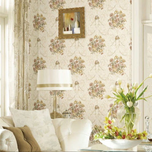 Quiet Ink Fragrance Wallpaper: Creating a warm corner of the bedroom with a European country style-海智集-