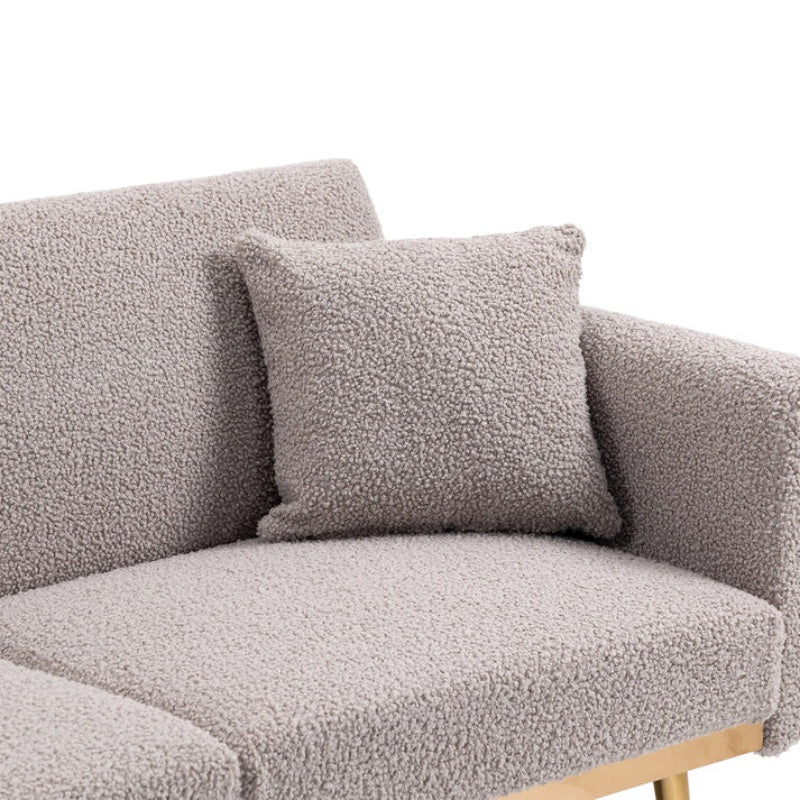 COOLMORE Velvet Sofa , Accent sofa .loveseat sofa with metal feet-海智集-Default-
