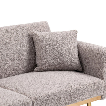 COOLMORE Velvet Sofa , Accent sofa .loveseat sofa with metal feet-海智集-Default-