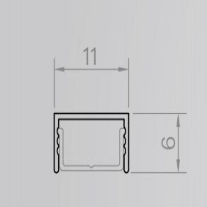 skirting board matte black rose gold 6*11U aluminum alloy skirting board with base: Beautiful and firm-海智集-