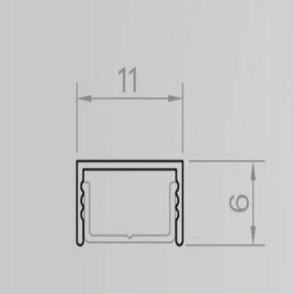 skirting board matte black rose gold 6*11U aluminum alloy skirting board with base: Beautiful and firm-海智集-