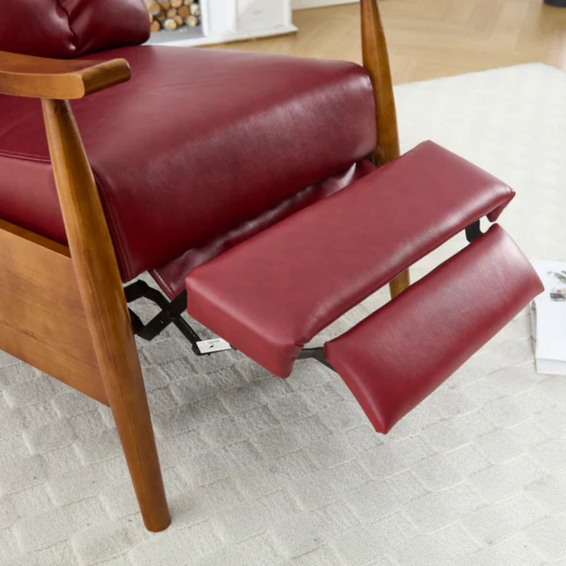 COOLMORE Wood Frame Armchair, Modern Accent Chair Lounge Chair for Living Room-海智集-Default-