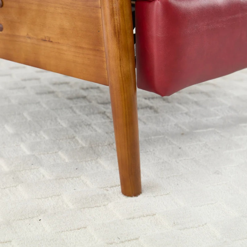 COOLMORE Wood Frame Armchair, Modern Accent Chair Lounge Chair for Living Room-海智集-Default-
