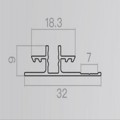 Light groove wire matte black luminous I-beam light groove wire: Beautiful and firm-海智集-