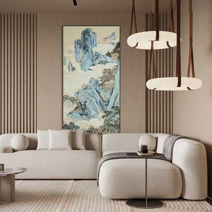 Decorative Art-Peach Blossom Spring Wonderland Map-海智集-