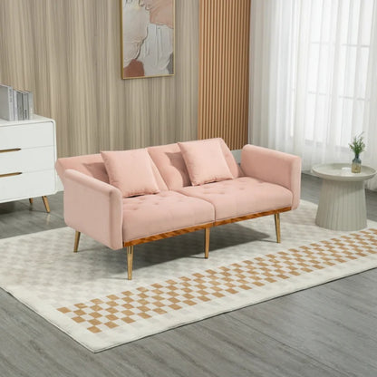 COOLMORE Velvet Sofa , Accent sofa .loveseat sofa with metal feet-海智集-Default-