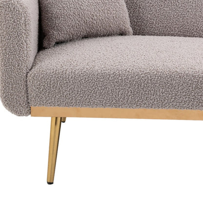 COOLMORE Velvet Sofa , Accent sofa .loveseat sofa with metal feet-海智集-Default-