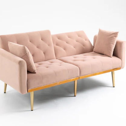 COOLMORE Velvet Sofa , Accent sofa .loveseat sofa with metal feet-海智集-Default-