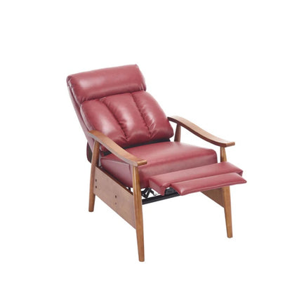 COOLMORE Wood Frame Armchair, Modern Accent Chair Lounge Chair for Living Room-海智集-Default-