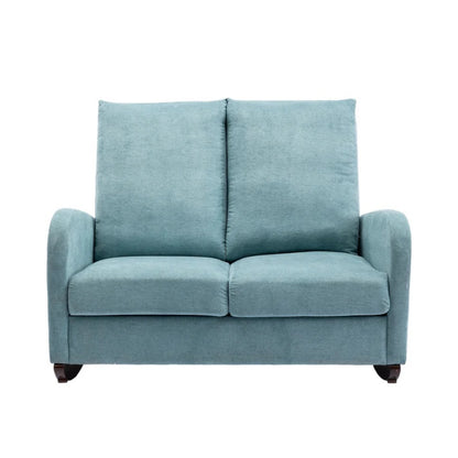 COOLMORE Rocking Chair Upholstered Mid Century Modern Rocker Oversized Wingback Armchair for Living Room-海智集-Default-