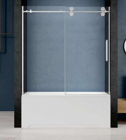 Customized ultra-narrow L-shaped swing door shower room bathroom partition glass dry-wet separation wall household bathroom glass-海智集-