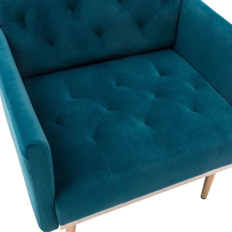 COOLMORE Accent Chair ,leisure single sofa with Rose Golden feet-海智集-Default-