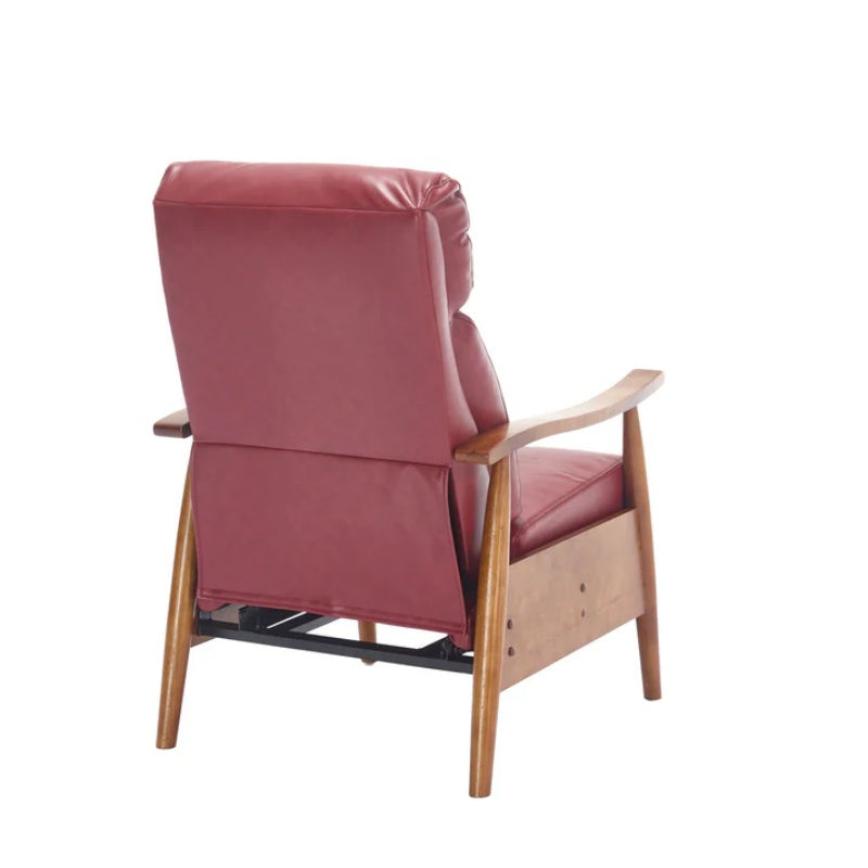 COOLMORE Wood Frame Armchair, Modern Accent Chair Lounge Chair for Living Room-海智集-Default-
