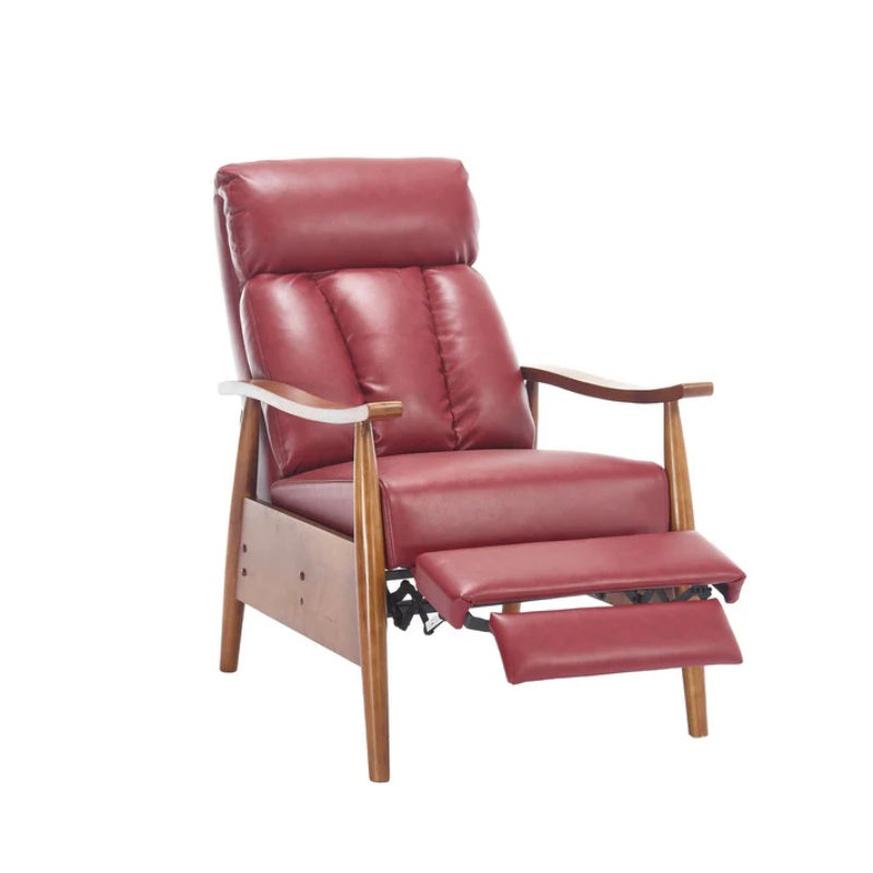 COOLMORE Wood Frame Armchair, Modern Accent Chair Lounge Chair for Living Room-海智集-Default-