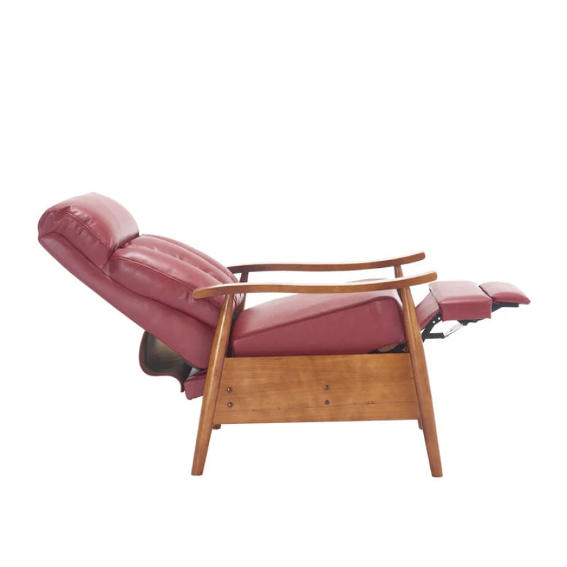 COOLMORE Wood Frame Armchair, Modern Accent Chair Lounge Chair for Living Room-海智集-Default-