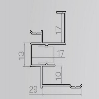 light groove wire matte Black narrow edge staggered layer light-emitting light strip light groove wire: Beautiful and firm-海智集-