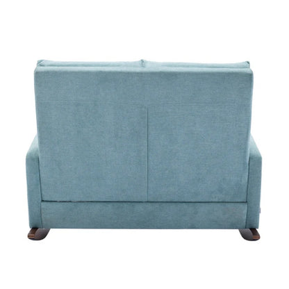 COOLMORE Rocking Chair Upholstered Mid Century Modern Rocker Oversized Wingback Armchair for Living Room-海智集-Default-