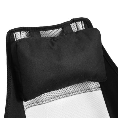 Hammock Camping Chair, Folding Portable Rocking Chair, Aluminum Alloy Adjustable Back Swinging Chair with Pillow Cup Holder, Recliner with Carry Bag for Outdoor Travel Lawn Backyard, Black-海智集-Default-