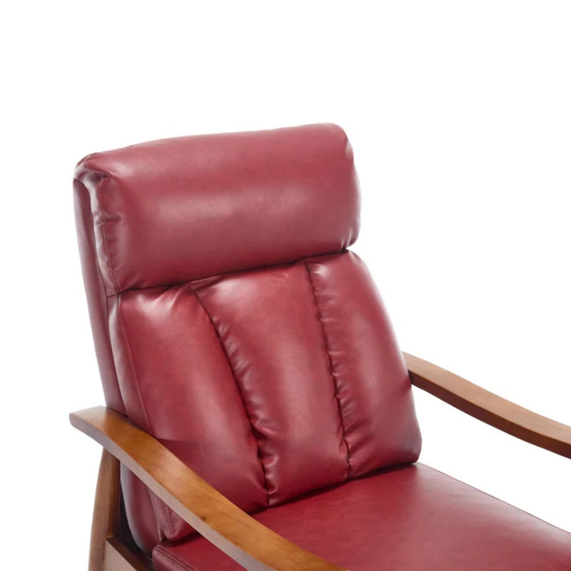COOLMORE Wood Frame Armchair, Modern Accent Chair Lounge Chair for Living Room-海智集-Default-