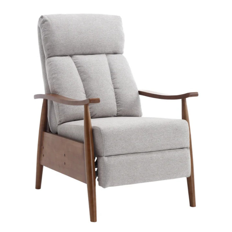 COOLMORE Wood Frame Armchair, Modern Accent Chair Lounge Chair for Living Room-海智集-Default-