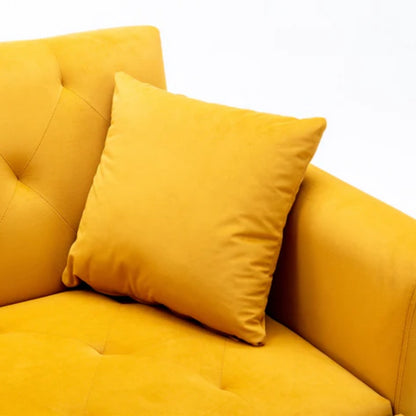 COOLMORE fashionable and classic style chaise lounge chair / accent chair for Living Room, bedroom (Mango Velvet)-海智集-Default-