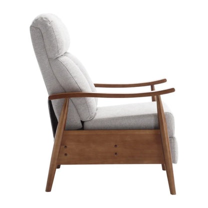 COOLMORE Wood Frame Armchair, Modern Accent Chair Lounge Chair for Living Room-海智集-Default-
