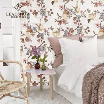Holiday Rome Wallpaper: A casual space created by embroidered wall fabric-海智集-