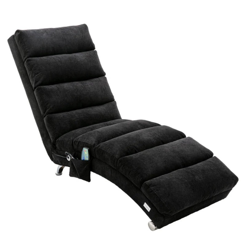 COOLMORE Linen Chaise Lounge Indoor Chair, Modern Long Lounger for Office or Living Room-海智集-Default-