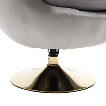 360 Degree Swivel Cuddle Barrel Accent Chairs, Round Armchairs with Wide Upholstered, Fluffy Fabric Chair for Living Room, Bedroom, Office, Waiting Rooms-海智集-Default-